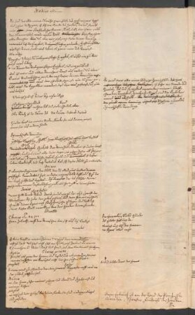 [Textentwurf, von der Hand der Prinzessin Amalia von Preußen]