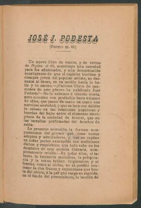 José J. Podesta : (Pepino el 88)