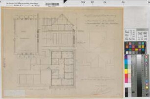 Arnsberg, Bezirksregierung, Regierungsgebäude, Schlosstr. 14, Sitzungssaal, Dachgeschoss, Grundriss, Ausführungsplan