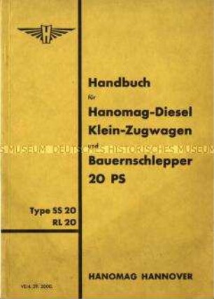 Handbuch für Zugmaschinen und Schlepper