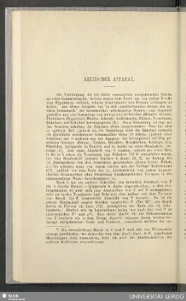 Kritischer Apparat