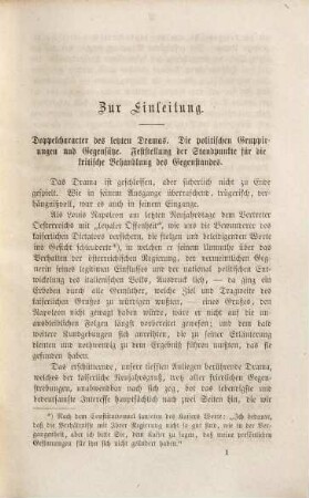 Vor und nach dem Frieden von Villafranca : Studien zur Geschichte und Kritik der politischen Entwickelung des letzten Zeitdrama's