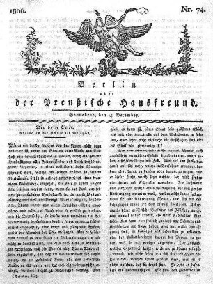 Nr. 74., 13. December 1806
