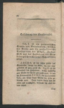 Erklärung der Kupfertafel