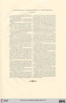 6: Centenaire de l'inauguration du Grand-Théatre à Bordeaux