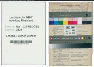 Entnazifizierung Heinrich Wilhelm Schepp , geb. 07.05.1891 (Buchhalter)
