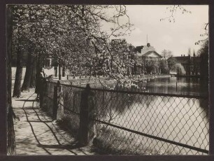 Schlossgraben, Ameide und Landestheater. Detmold