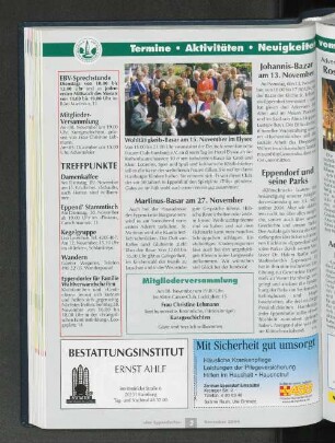 Martinus-Basar am 27. November