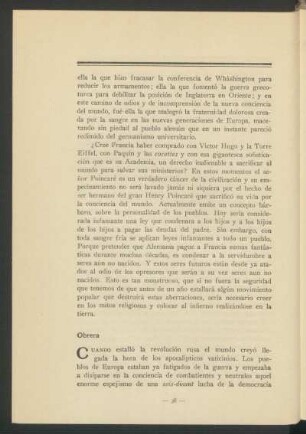 Obrera