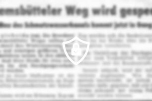 Tremsbütteler Weg wird gesperrt