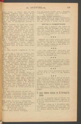 O nosso número especial do III Portugal-Espanha