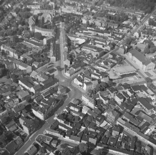 Altstadt von Wittenberge : Blickrichtung Nordwesten