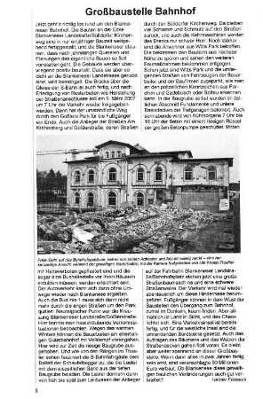 Großbaustelle Bahnhof