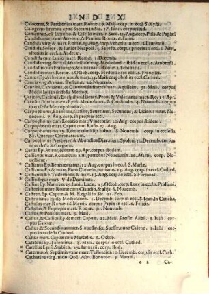 Catalogus Sanctorum Italiae : in menses duocecim distributus