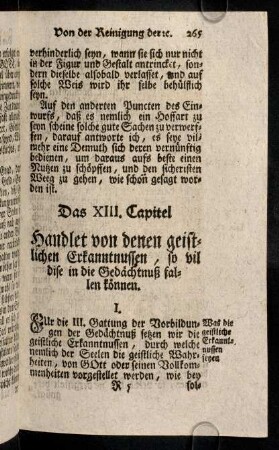 265-276, Das XIII. - XVI. Capitel