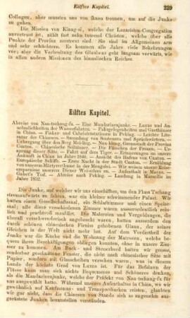Eilftes Kapitel. Abreise von Nan-tschang-fu ...