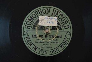 Ach, wie so trügerisch : aus "Rigoletto" / von Verdi