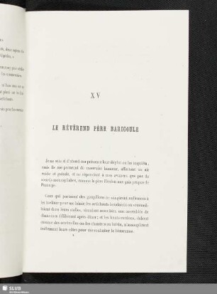 XV Le Révérend Père Barigoule