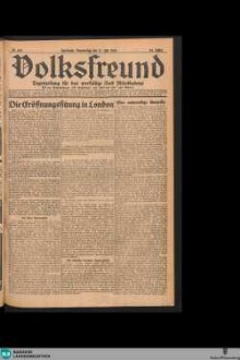 Der Volksfreund : Tageszeitung für das werktätige Volk Mittelbadens