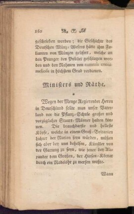Ministers und Räthe