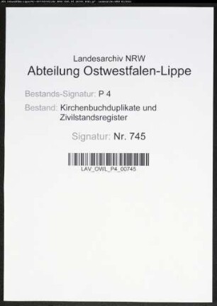 Kirchenbuchduplikate der katholischen Gemeinde (GHT 1851-1860). (Gemeinde: Bigge, Kreis Brilon)