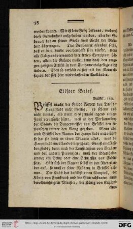 (Eilfter Brief - Zwanzigster Brief)