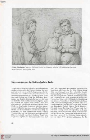 51: Neuerwerbungen der Nationalgalerie Berlin