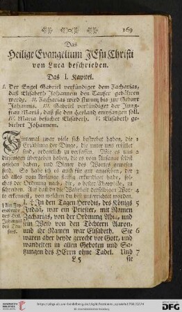 Das Heilige Evangelium Jesu Christi von Luka beschrieben