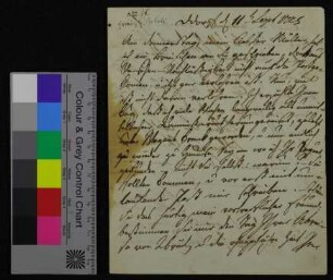 Brief von Friedrich Heinrich Jacobi an Friedrich Müller (Maler), 11.09.1775