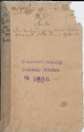 Besichtigung der Curien, Vikarienhäuser und der Gebäude der Offizanten durch den Structuarius
