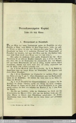 Vierundzwanzigstes Kapitel. Dächer für tiefe Räume