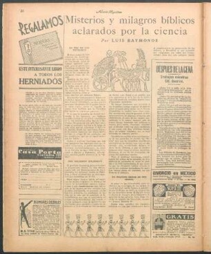 Misterios y milagros bíblicos aclarados por la ciencia