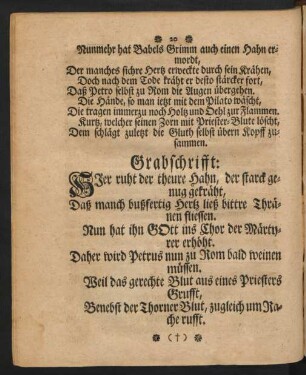 Grabschrift:
