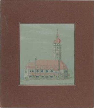Dolmetsch, Heinrich; Stuttgart; Markuskirche - Ansicht