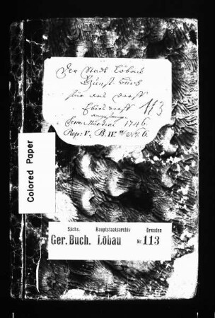 Hypothekenbuch von Ebersdorf (bei Löbau)