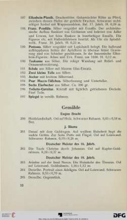 Gemälde (Nr. 200-221)