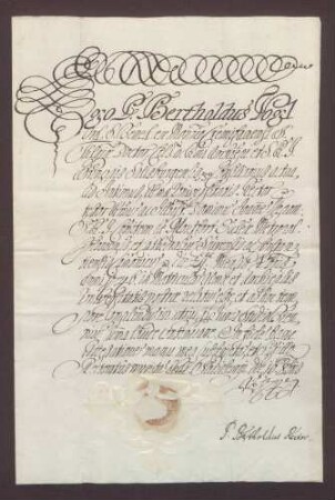 Salzburger Studienzeugnisse des Grafen Johann Nepomuk von Montfort.