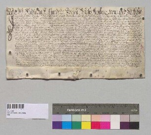 Ferdinand Amadeus Reichsfreiherr von Fraunberg belehnt Abt Marian und das Kloster Seeon mit dem Krötlhof in Kirnham in der Pfarrei Oberdorfen im Gericht Erding. S: Ferdinand Amadeus Reichsfreiherr von Fraunberg