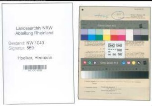 Entnazifizierung Hermann Hoelker , geb. 24.03.1893 (Stadtoberrentmeister)