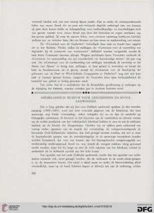 2.Ser. 9.1916: Nederlandsch Museum voor geschiedenis en kunst Aanwinsten
