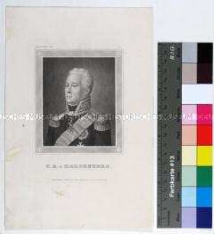 Porträt des preußischen Staatskanzlers Carl August Freiherr von Hardenberg