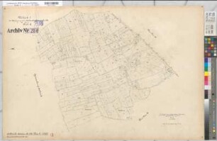 Holtwick (Rosendahl), Osterwick (Rosendahl), Umlegung Holtwick-Höven, Urkarte I Osterwick Flur 17