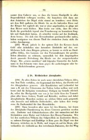 § 28. Heidnischer Aberglaube.