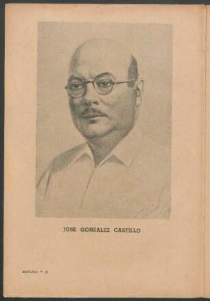 [Fotografía de] José González Castillo