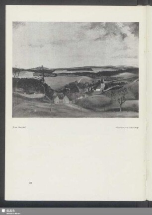 Arno Henschel: Oberlausitzer Landschaft