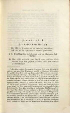 Theorie und Casuistik des gemeinen Civilrechts : e. Handbuch für Praktiker. 2,1