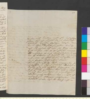 Brief von Seidler, Luise an Goethe, Johann Wolfgang von