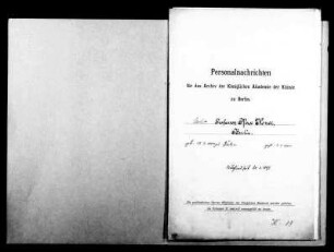 Koner, Max Johann Bernhard - Maler 1893 - Januar - 20