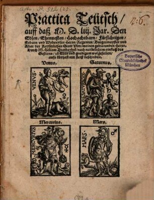 Practica Teutsch auff daß 1553. Jar