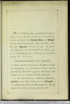 Zusammensetzung des Apparats